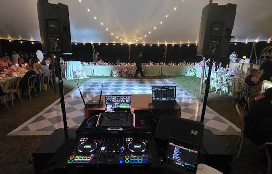 Romantic first dance and wedding celebration